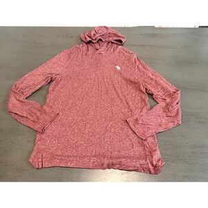 purple hooded ABERCROMBIE & FITCH long sleeve shirt size small